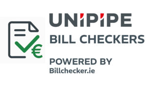 Unipipe Bill Checkers logo – free energy bill checking service powered by Billchecker.ie